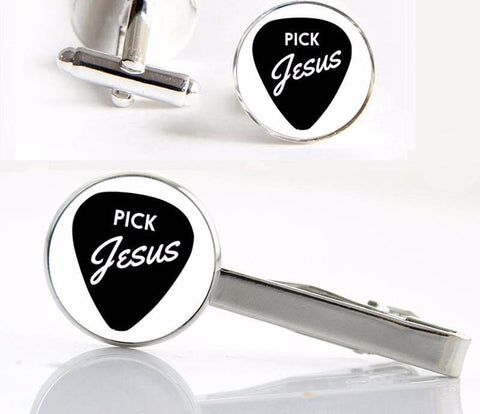Jesus Clips & Cuff-links Set