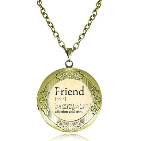 Bible Quotes Pendant Locket Necklace