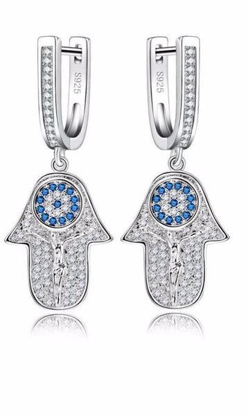 Sterling Silver Crystals Jewelry Set