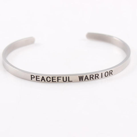 Inspirational Quote Cuff Bracelet
