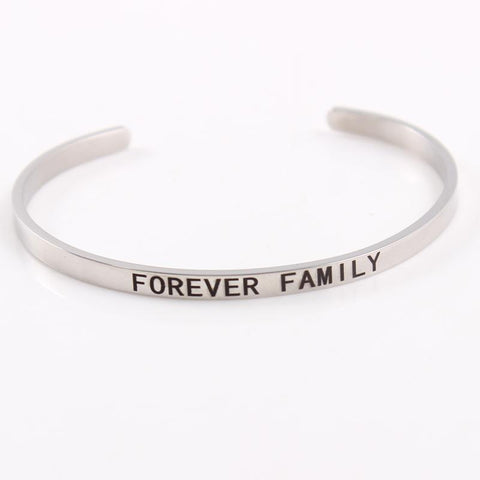 Inspirational Quote Cuff Bracelet