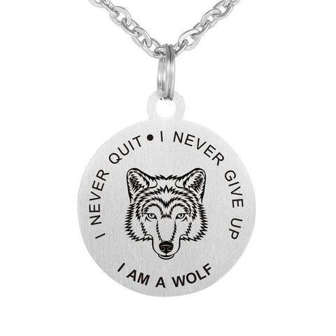 Inspirational Engraved Pendant Jewelry