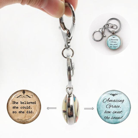 Dome Bible Verse Pendant Jewelry