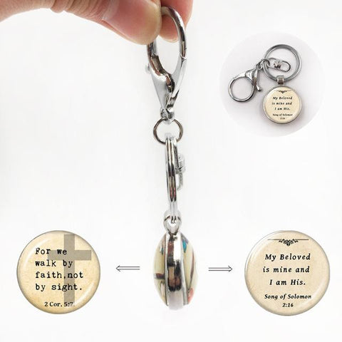 Dome Bible Verse Pendant Jewelry