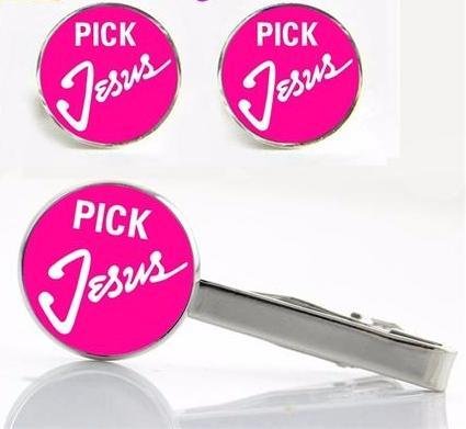Jesus Clips & Cuff-links Set