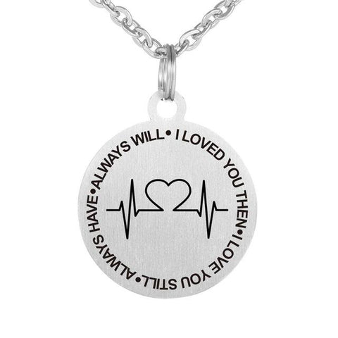Inspirational Engraved Pendant Jewelry