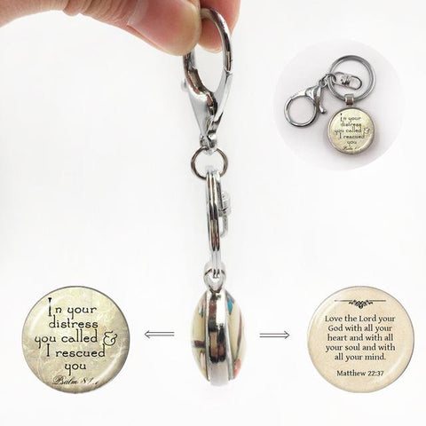Dome Bible Verse Pendant Jewelry