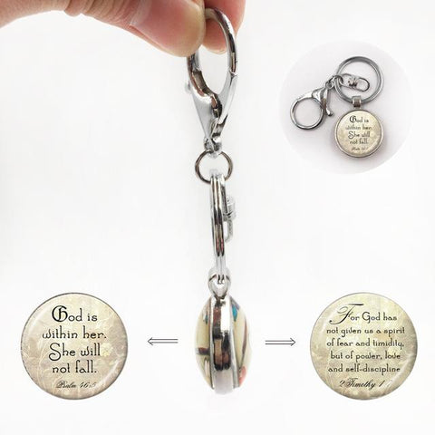 Dome Bible Verse Pendant Jewelry