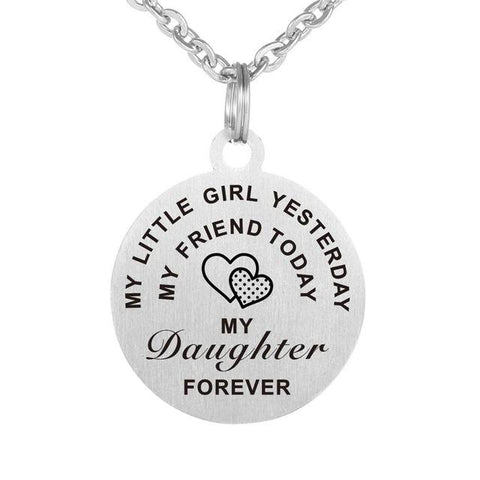 Inspirational Engraved Pendant Jewelry