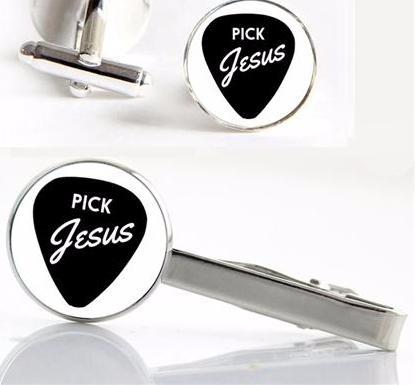 Jesus Clips & Cuff-links Set