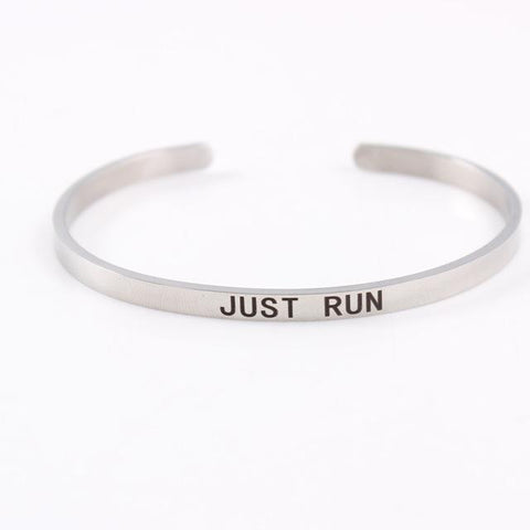 Inspirational Quote Cuff Bracelet