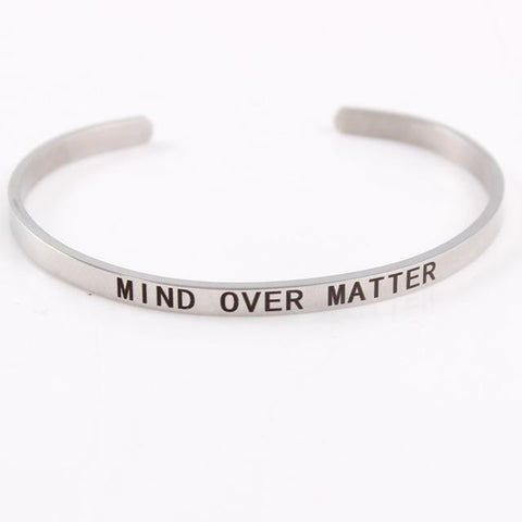 Inspirational Quote Cuff Bracelet